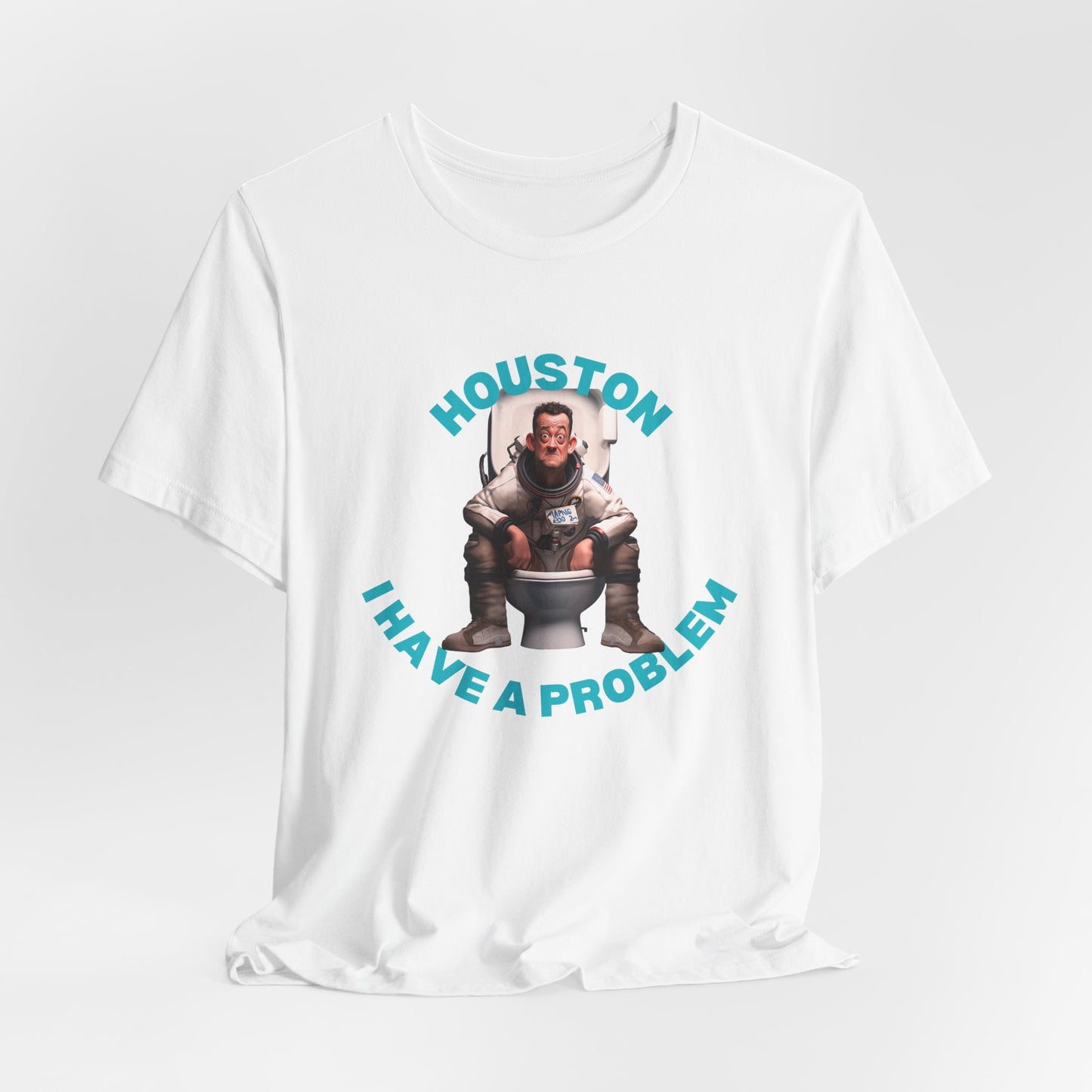 Funny Apollo Astronaut Unisex Tee - Houston, I Have a Problem