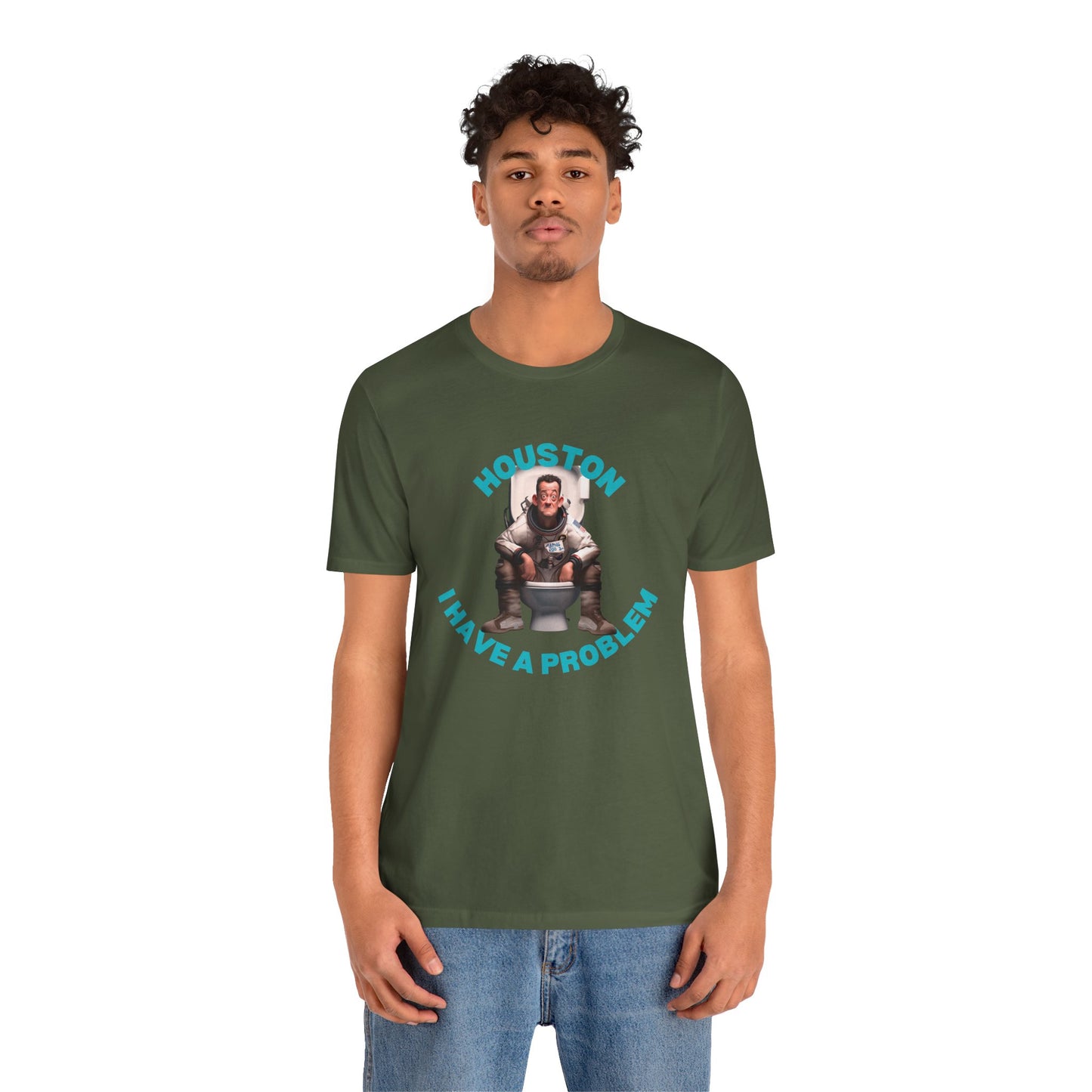 Funny Apollo Astronaut Unisex Tee - Houston, I Have a Problem