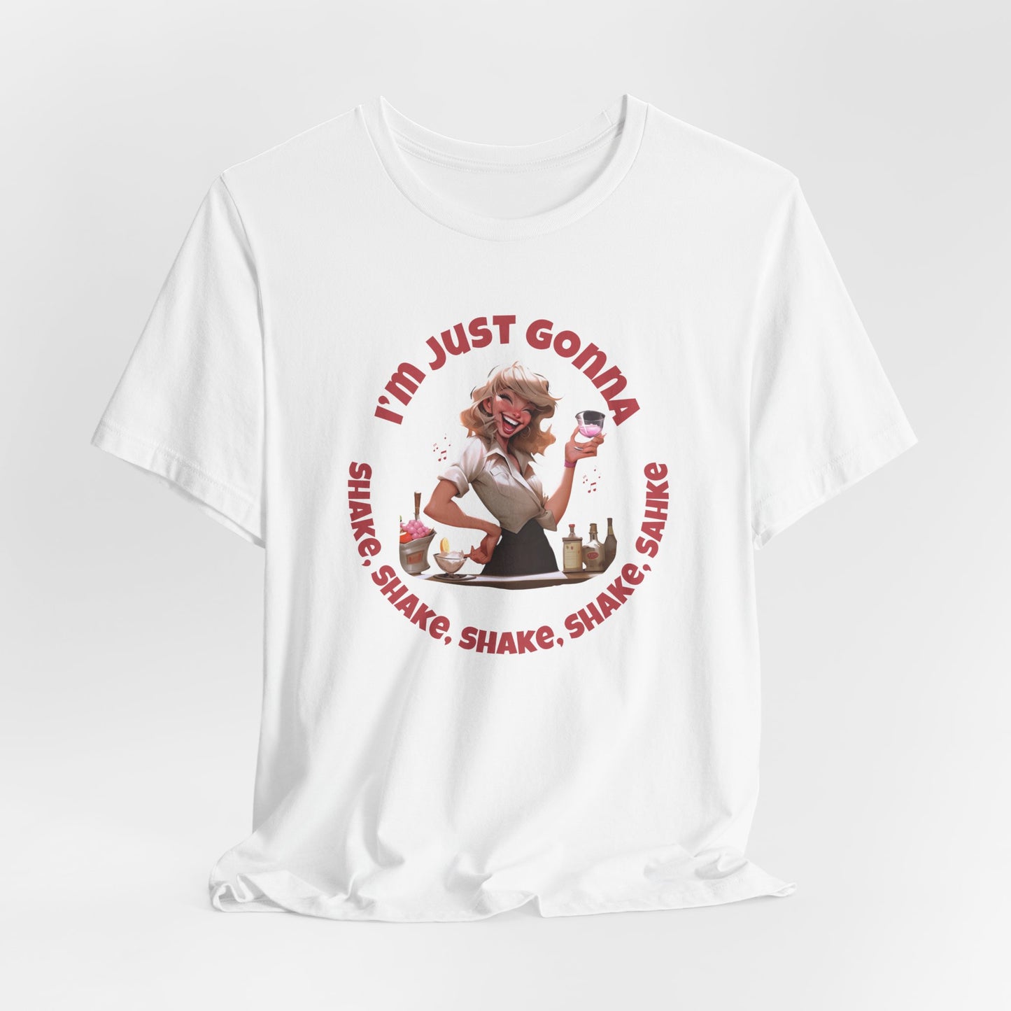 Funny Taylor S Unisex Tee - 'I'm Just Gonna Shake, Shake'