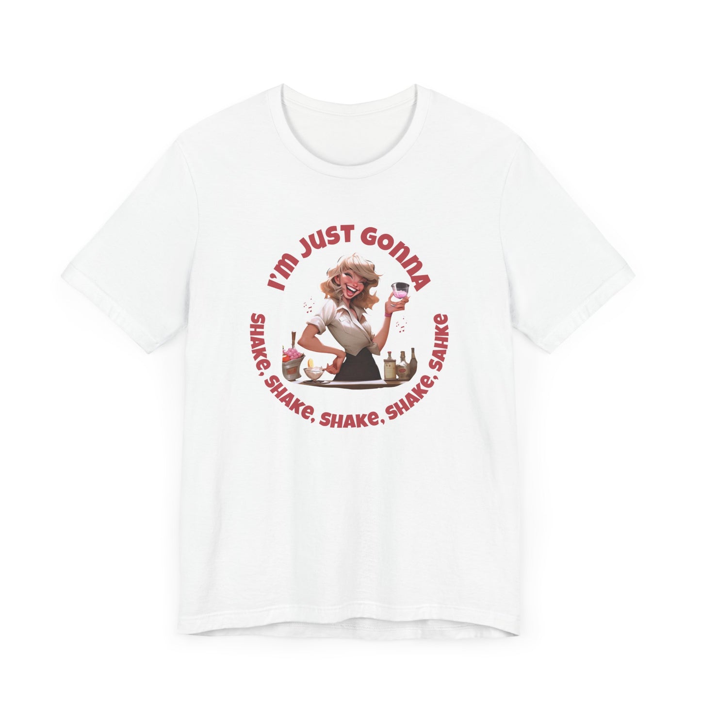 Funny Taylor S Unisex Tee - 'I'm Just Gonna Shake, Shake'