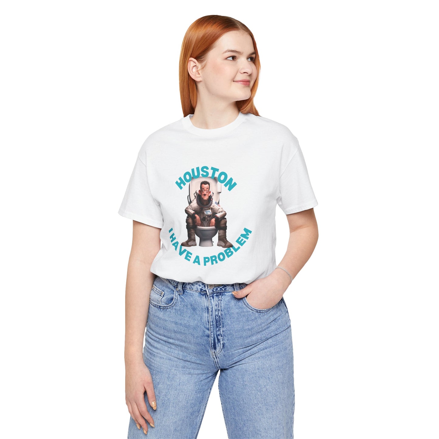 Funny Apollo Astronaut Unisex Tee - Houston, I Have a Problem