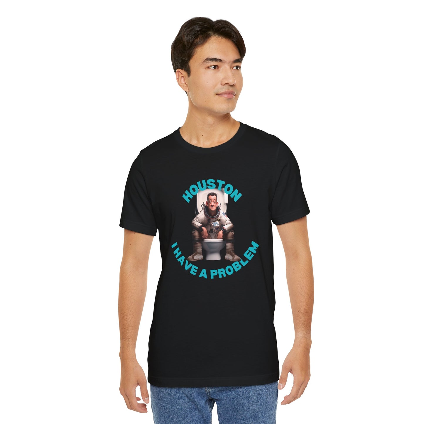 Funny Apollo Astronaut Unisex Tee - Houston, I Have a Problem