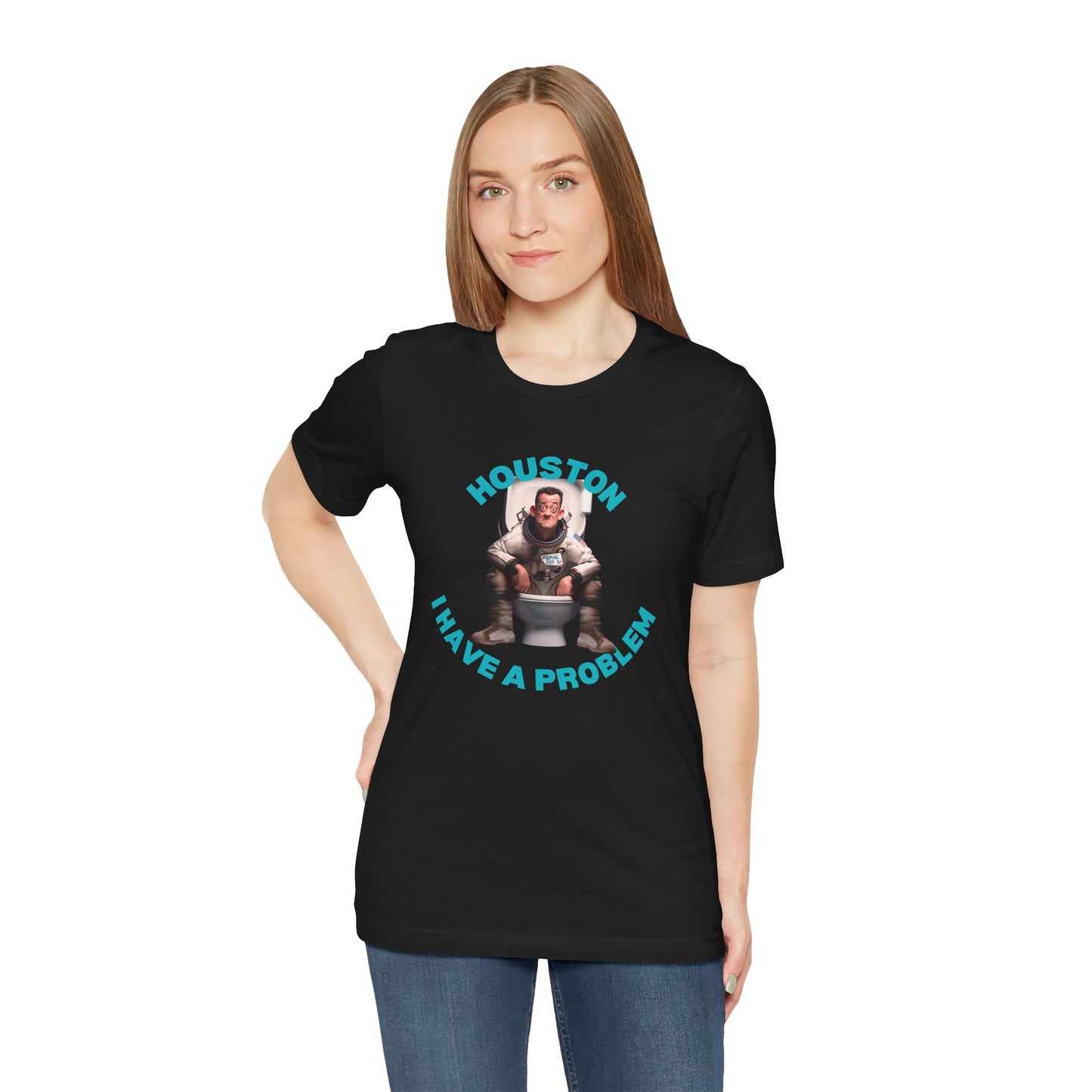 Funny Apollo Astronaut Unisex Tee - Houston, I Have a Problem