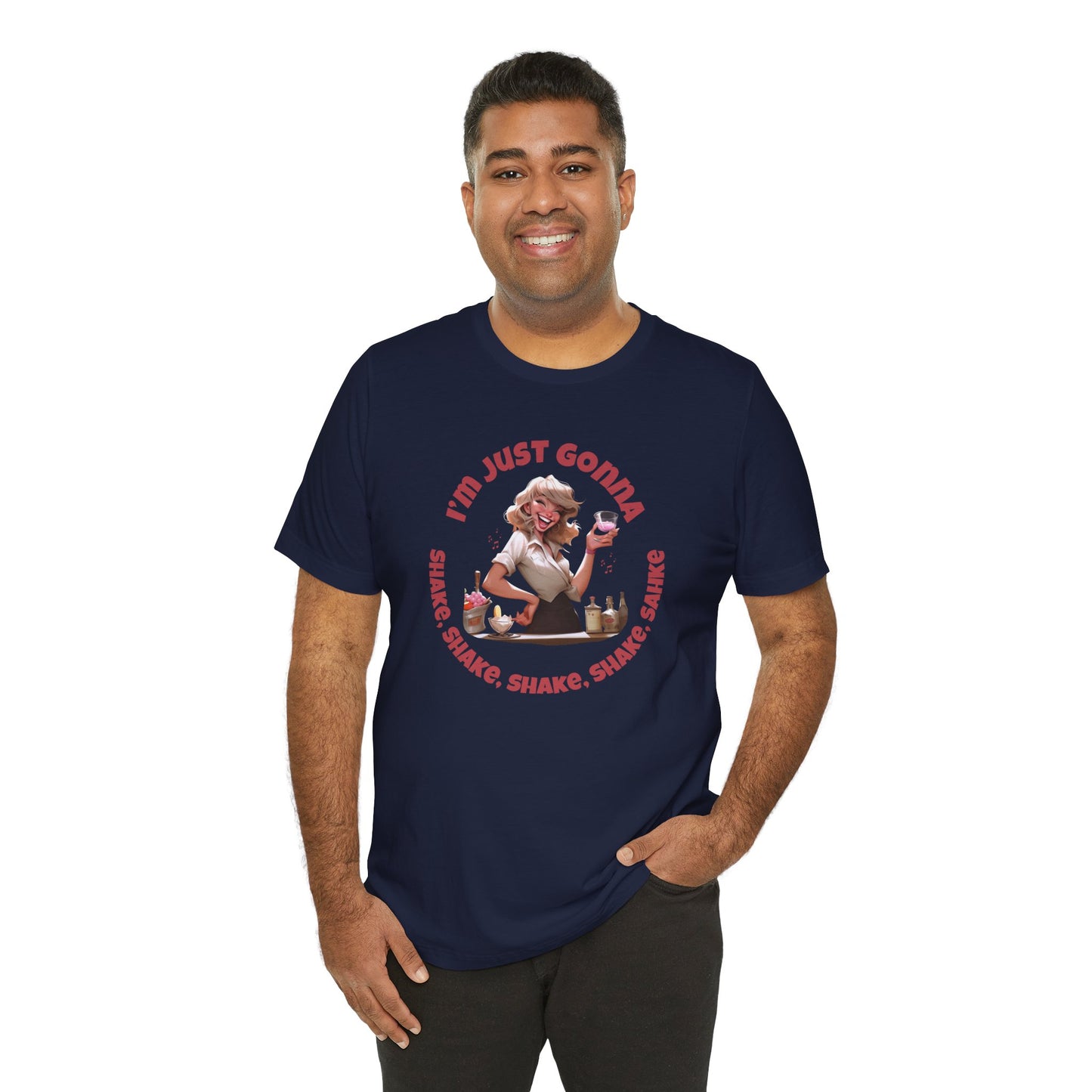 Funny Taylor S Unisex Tee - 'I'm Just Gonna Shake, Shake'